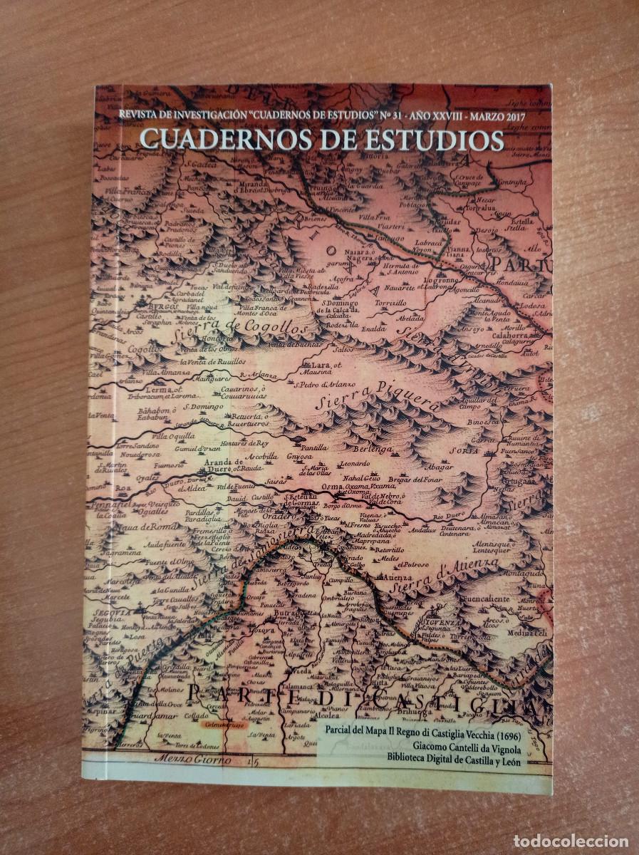 Coleccionismo de revistas y peri&oacute;dicos: Revista de investigaci&oacute;n. Cuadernos de Estudio n&ordm; 31 - A&ntilde;o XXIII - Marzo 2017