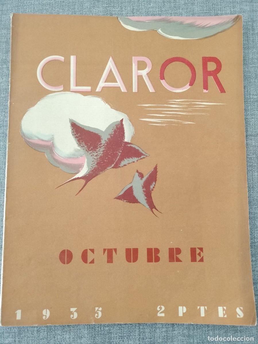 Coleccionismo de Revistas y Peri&oacute;dicos: 1935 -REVISTA CLAROR - OCTUBRE- EDITADA POR INSTITUT DE CULTURA DE LA DONA I BIBLIOTECA POPULAR