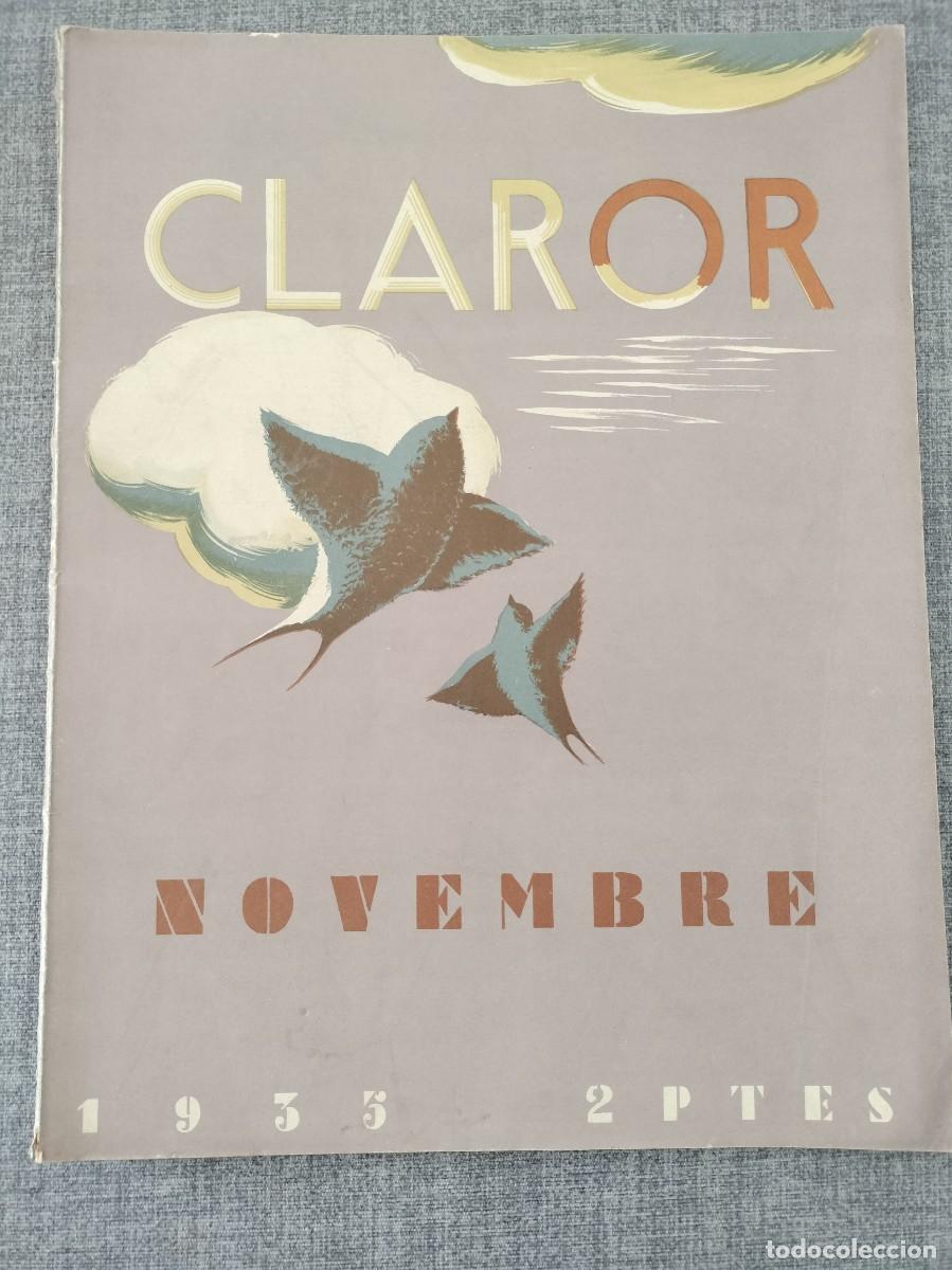 Coleccionismo de Revistas y Peri&oacute;dicos: 1935 -REVISTA CLAROR - NOVEMBRE- EDITADA POR INSTITUT DE CULTURA DE LA DONA I BIBLIOTECA POPULAR