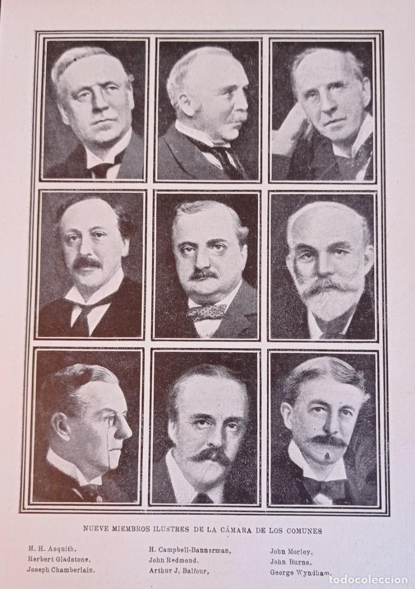 Coleccionismo de Revistas y Peri&oacute;dicos: THE HOUSE OF COMMONS - HENRY NORMAN - NUEVE HOJAS PUBLICACI&Oacute;N 1900
