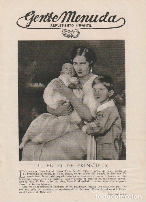 Collezionismo di Riviste e Giornali: * YUGOSLAVIA * PR&Iacute;NCIPE TONISLAW * Cuento de pr&iacute;ncipes - 1930