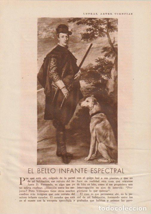 Coleccionismo de Revistas y Peri&oacute;dicos: * VEL&Aacute;ZQUEZ * FERNANDO DE AUSTRIA * El bello infante espectral/ Jos&eacute; M&ordf; Salaverr&iacute;a - 1930