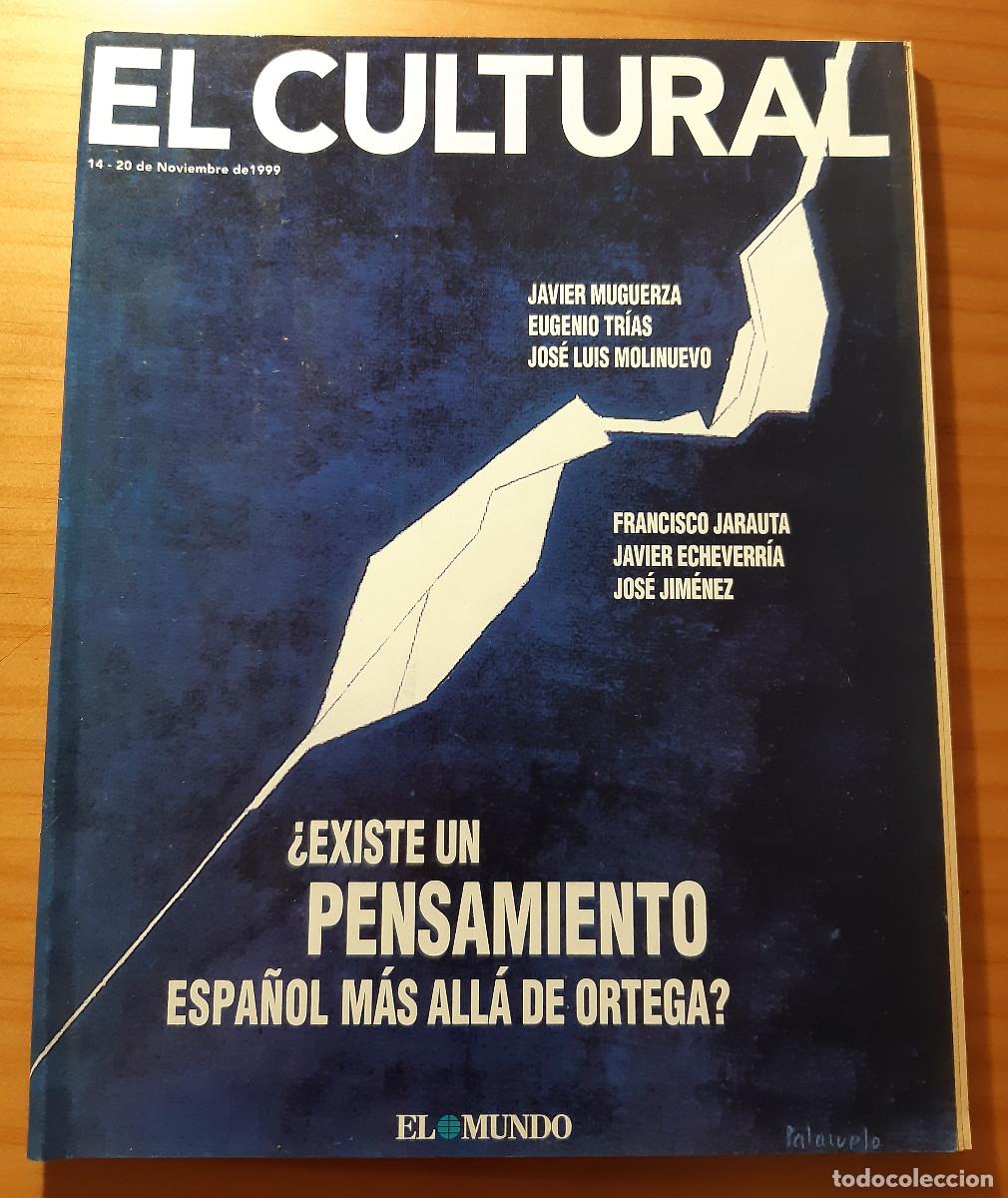 Colecionismo de Revistas e Jornais: EL CULTURAL - EL MUNDO - 14-20 DE NOVIEMBRE DE 1999 - 82 P&Aacute;GINAS - 30 X 23 CMS. - MUY BUEN ESTADO