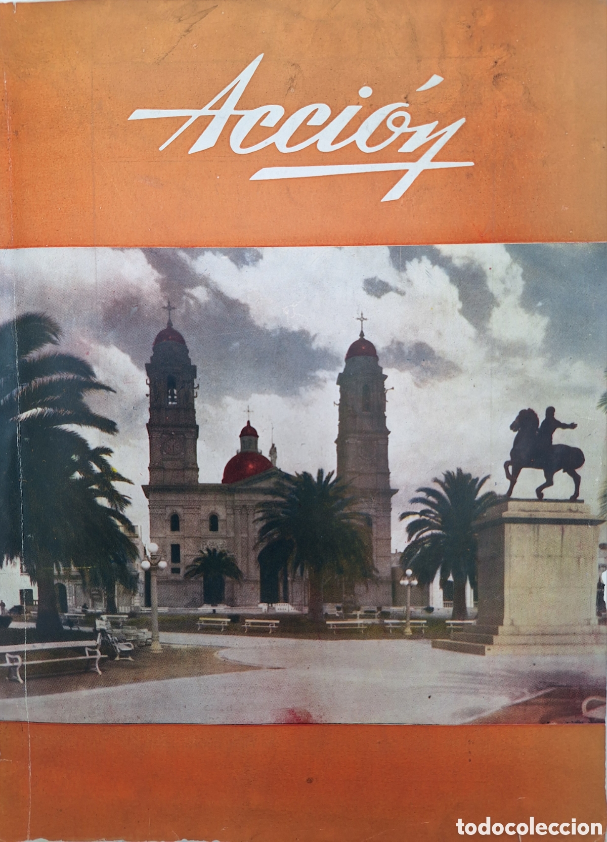 Coleccionismo de revistas y peri&oacute;dicos: REVISTA ACCION EXTRAORDINARIO CIUDAD MERCEDES 1950 COMERCIOS INDUSTRIAS ESTANCIAS PERSONAJES