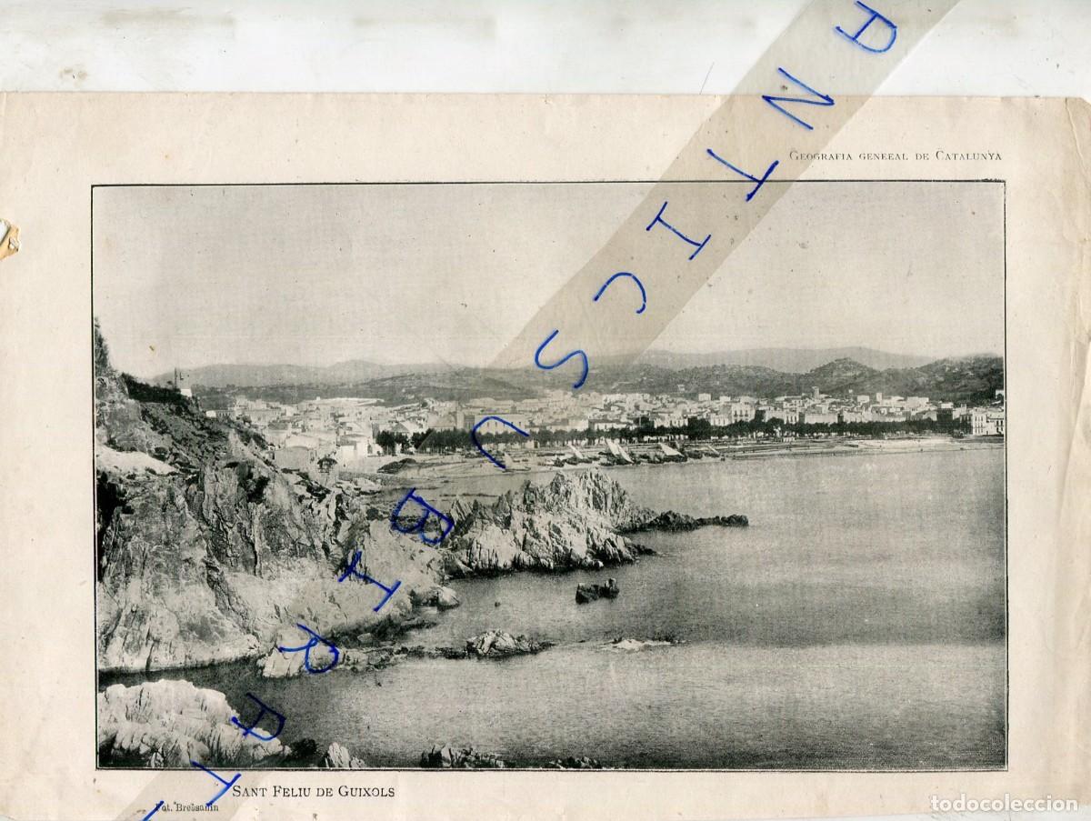 Collection Magazines and Newspapers: LAMINA FOTOGRAFICA SANT FELIU DE GUIXOLS A&Ntilde;O 1913 FOTOGRAFO BRESSANIN