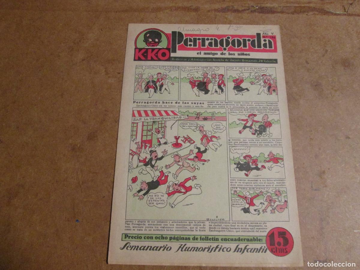 Coleccionismo de revistas y peri&oacute;dicos: semanario humoristico infantil, K-K-O Perragorda n&ordm; 196, sin abrir
