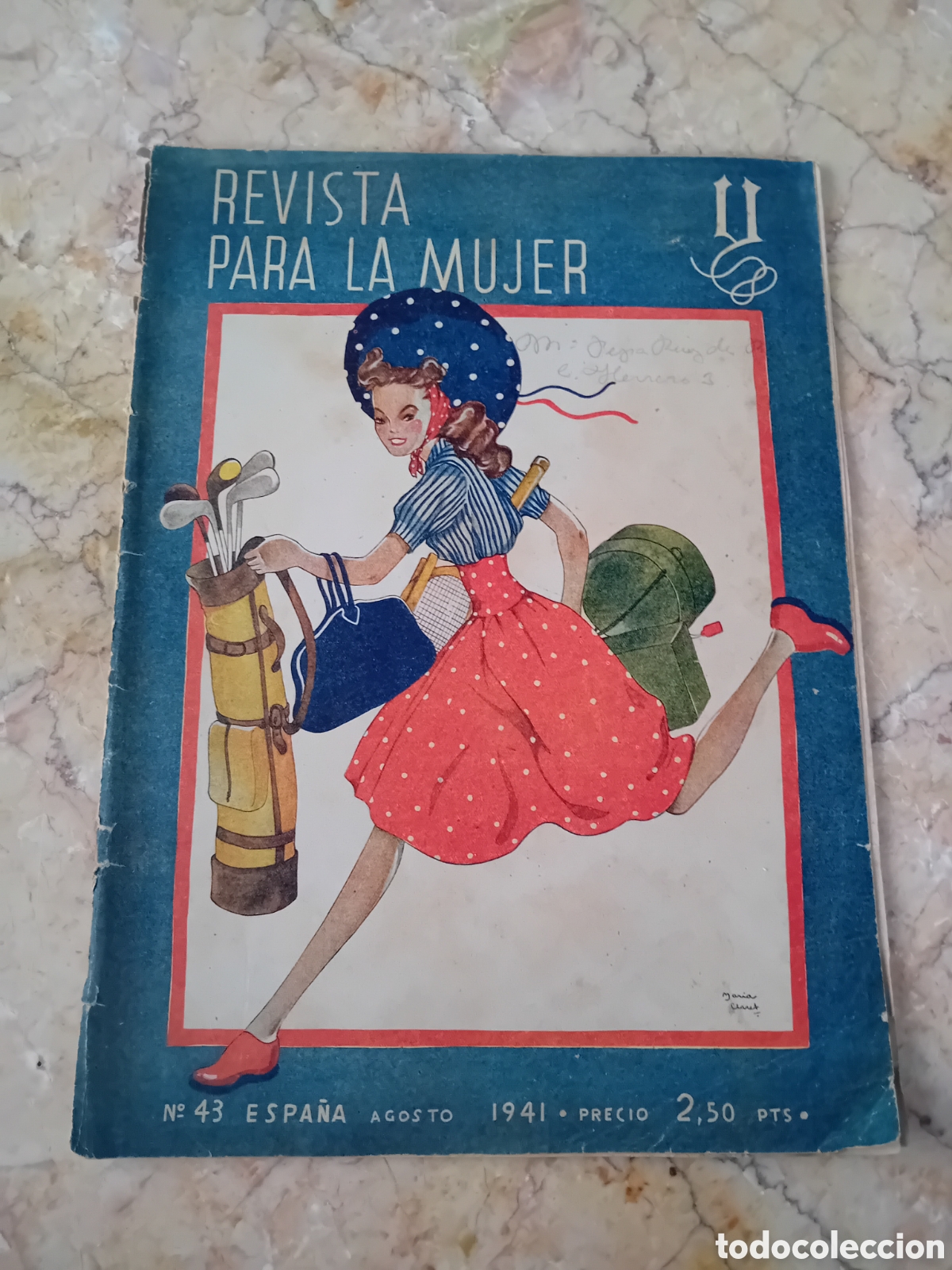 Colecionismo de Revistas e Jornais: Revista para la mujer a&ntilde;o 1941 Falange secci&oacute;n femenina