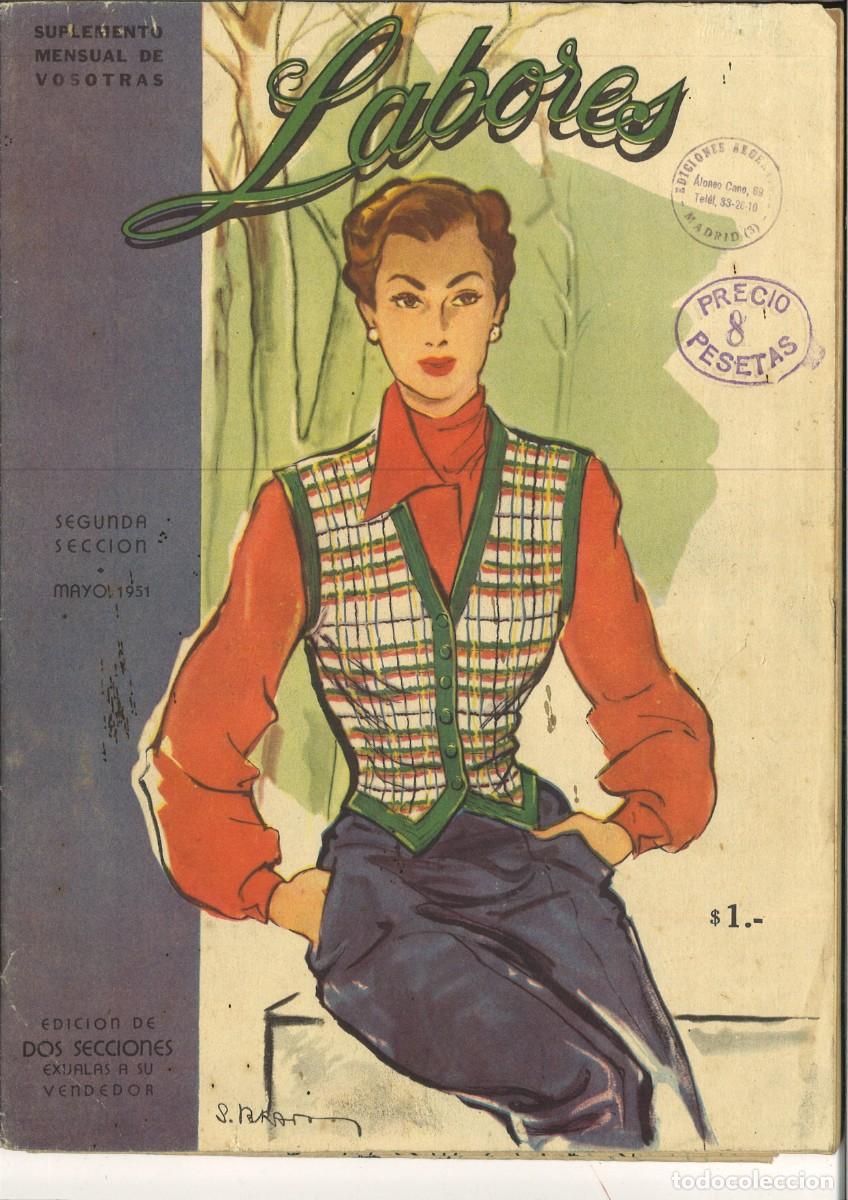 Colecionismo de Revistas e Jornais: LABORES. SUPLEMENTO MENSUAL DE VOSOTRAS. REVISTA.