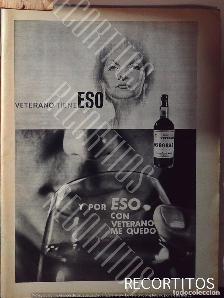 Coleccionismo de Revistas y Peri&oacute;dicos: veterano brandy anuncio publicidad OSBORNE ESO