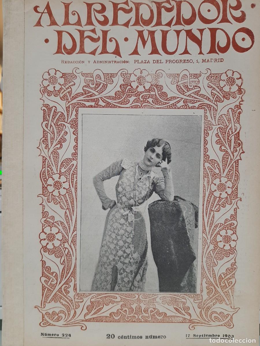 Collectionnisme de Revues et Journaux: Revista Alrededor del Mundo, N&uacute;m 224. 17 de Septiembre de 1903