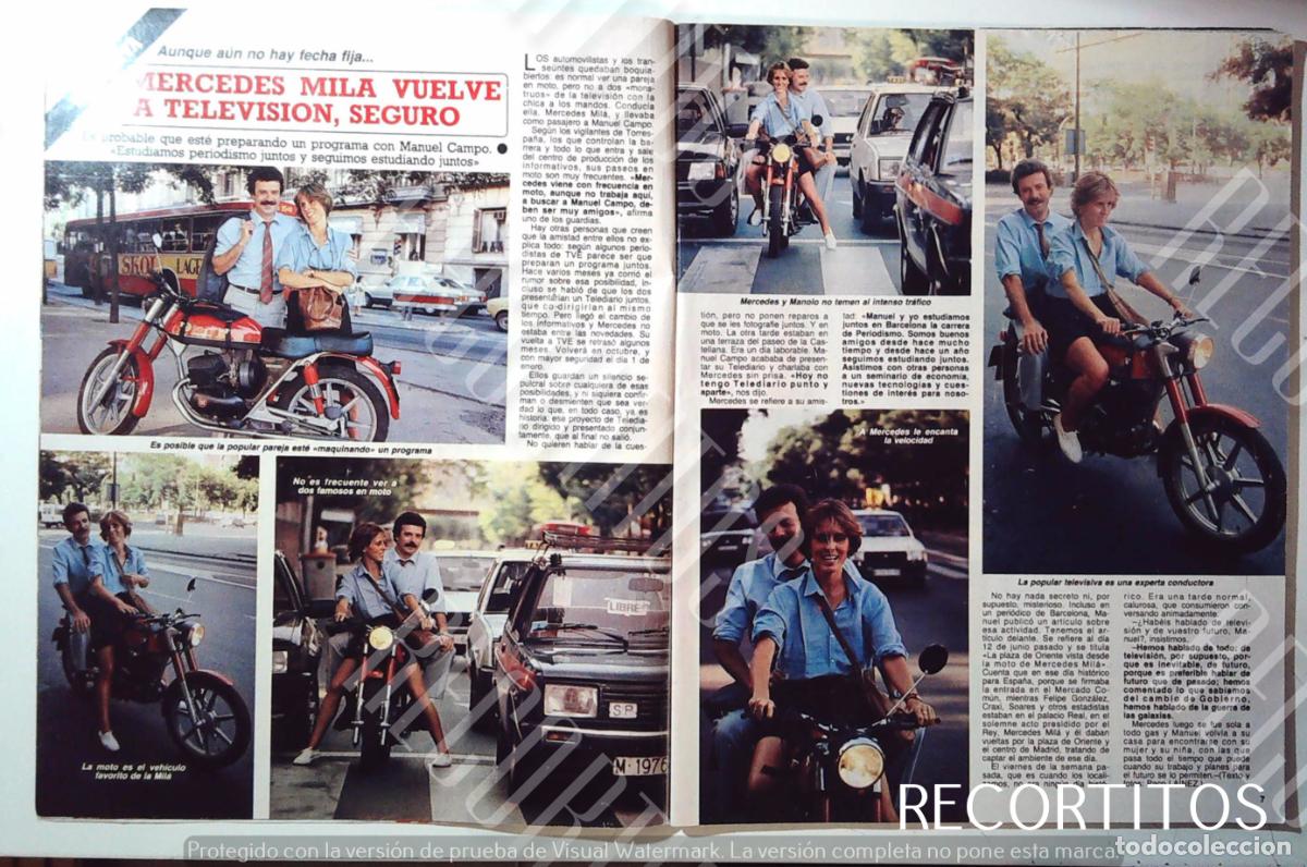 Coleccionismo de revistas y peri&oacute;dicos: MERCEDES MILA MANUEL CAMPO VIDAL