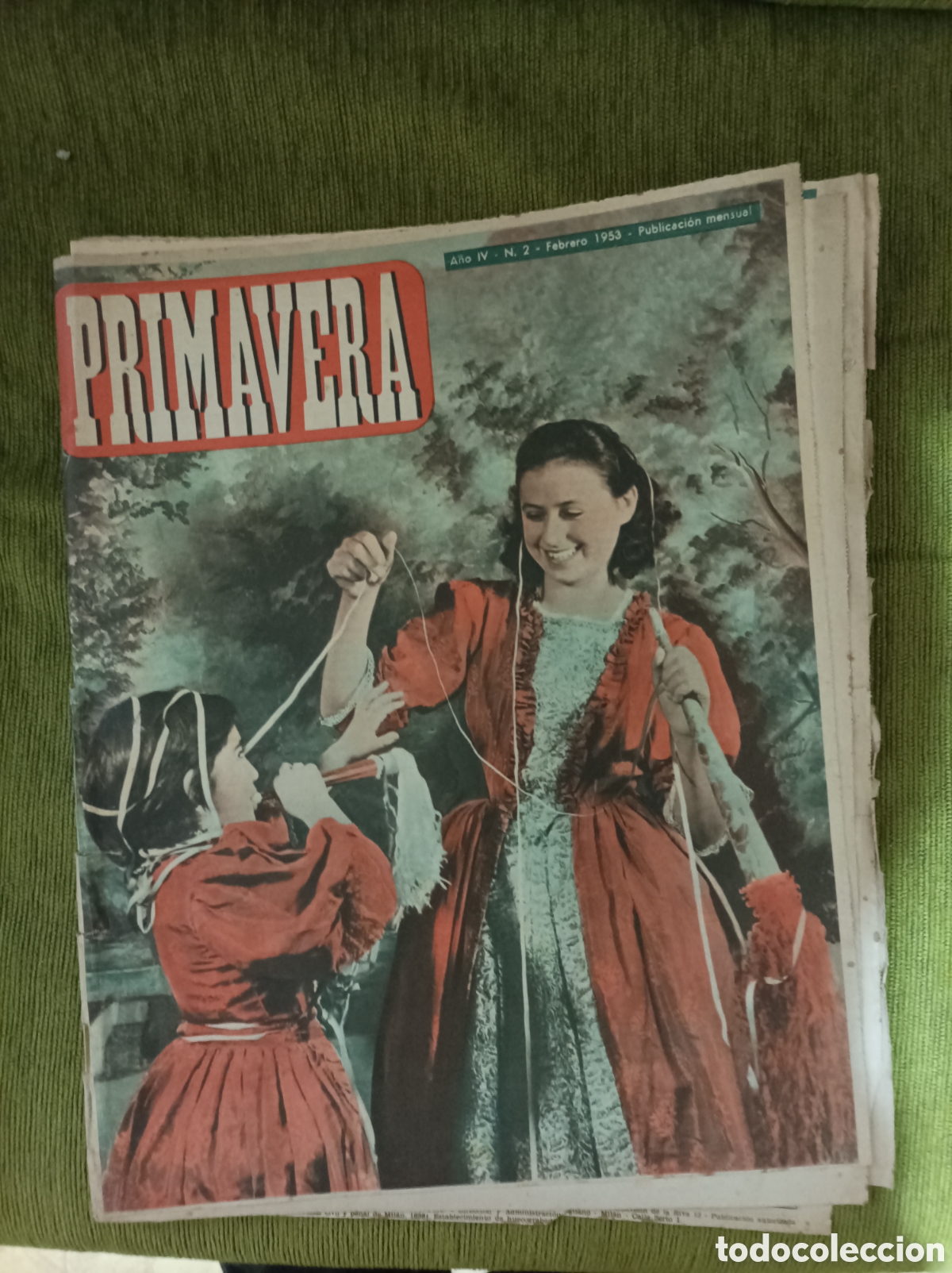 Collezionismo di Riviste e Giornali: REVISTA PRIMAVERA N&Uacute;MERO 2 FEBRERO 1953