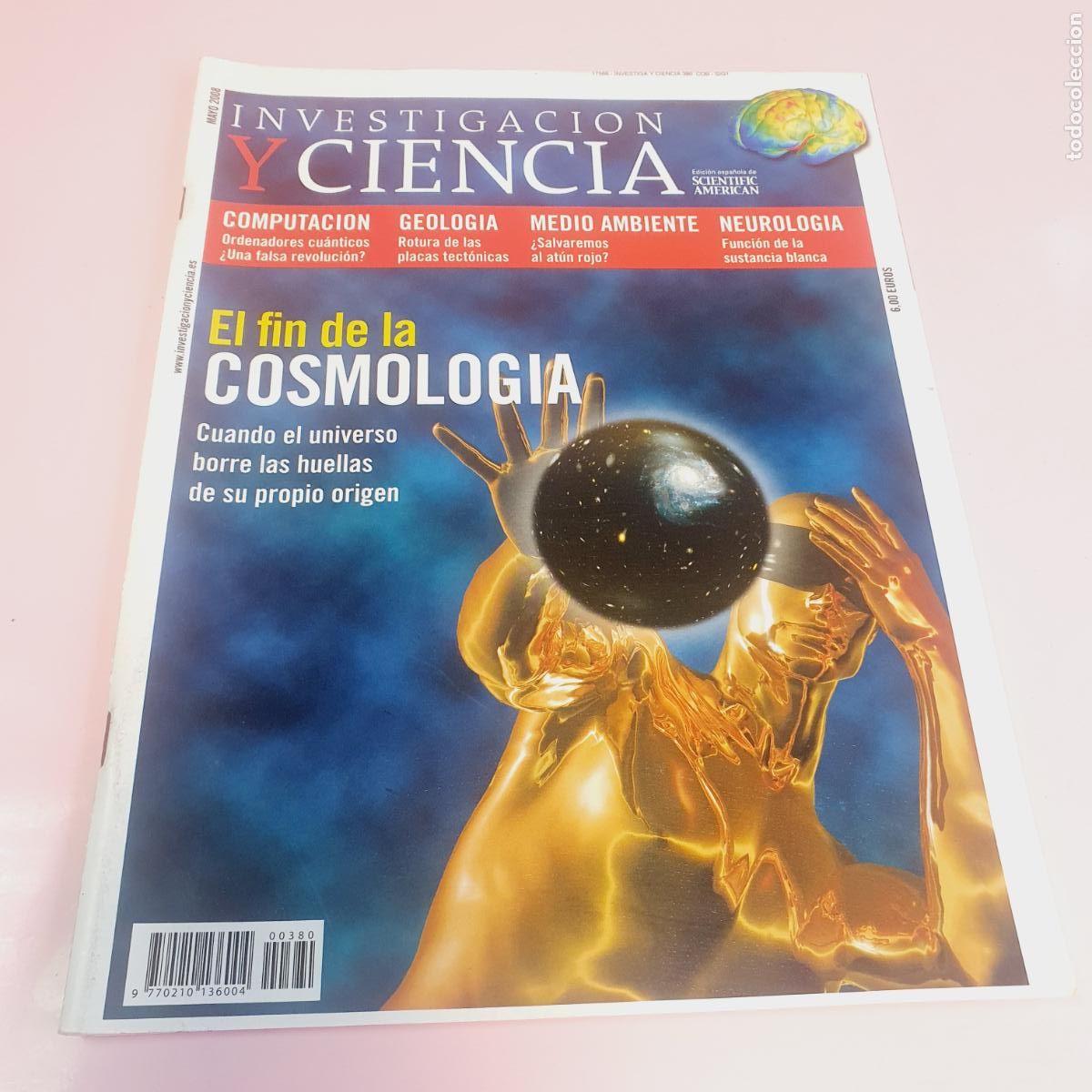 Coleccionismo de Revistas y Peri&oacute;dicos: REVISTA/FASC&Iacute;CULO-INVESTGACI&Oacute;N Y CIENCIA-EL F&Iacute;N DE LA COSMOLOG&Iacute;A-MAYO 2008-N&ordm;380-BUEN ESTADO.