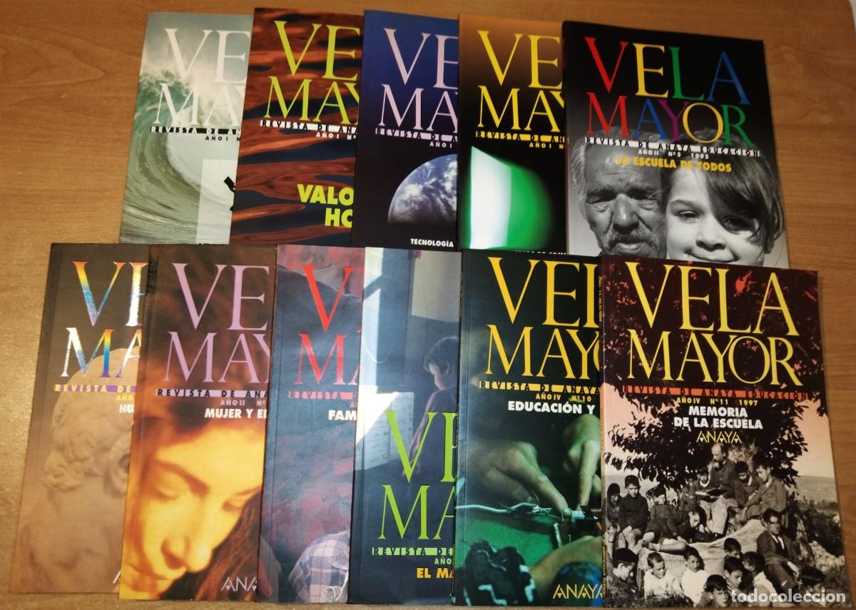 Coleccionismo de Revistas y Peri&oacute;dicos: VELA MAYOR. REVISTA DE ANAYA EDUCACI&Oacute;N, 1994-1997 [COLECCI&Oacute;N COMPLETA]