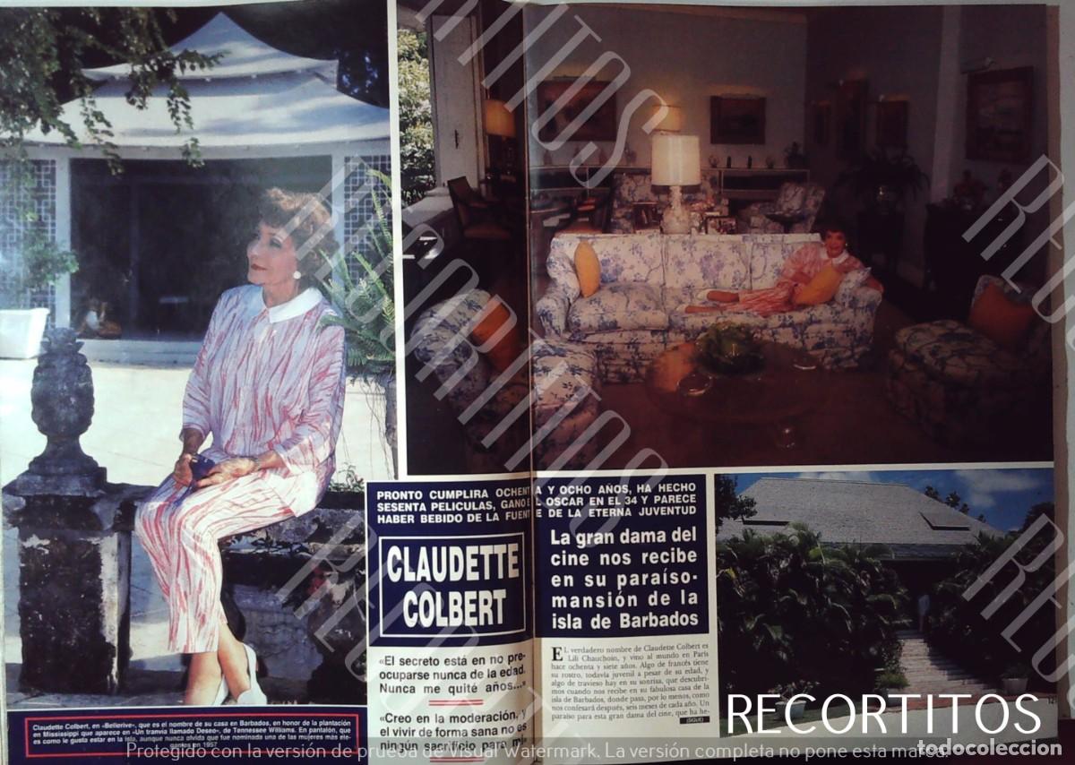 Coleccionismo de revistas y peri&oacute;dicos: CLAUDFETTE COLBERT CLARK GABLE - Foto 1