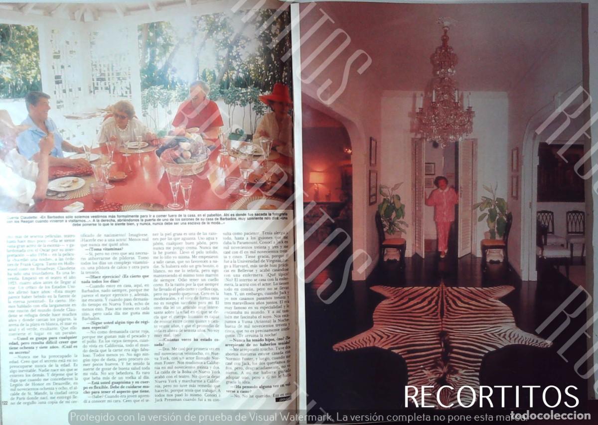 Coleccionismo de revistas y peri&oacute;dicos: CLAUDFETTE COLBERT CLARK GABLE - Foto 2