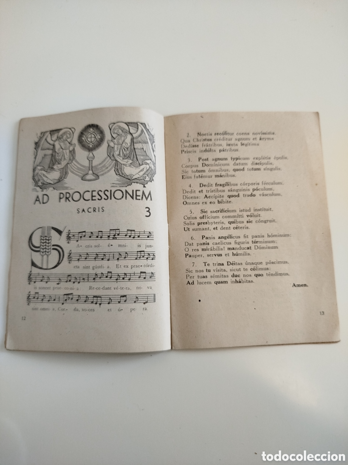 Coleccionismo de revistas y peri&oacute;dicos: Librito de canto religioso. - Foto 2