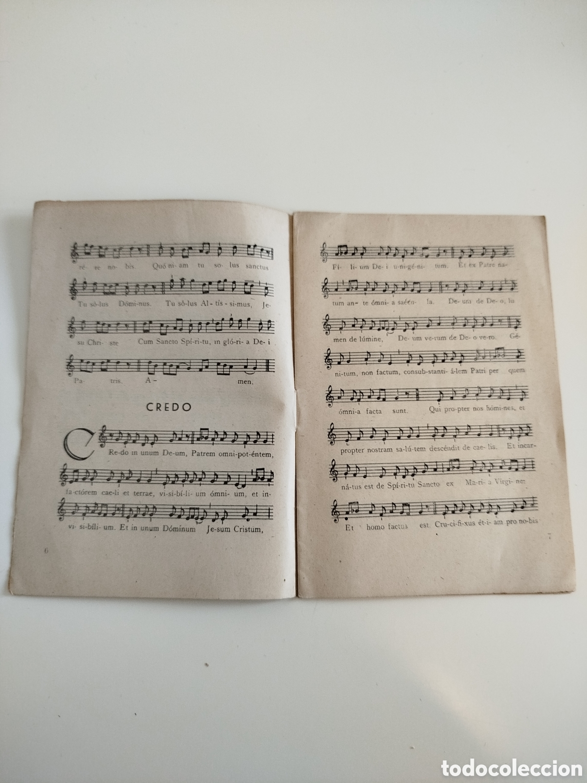 Coleccionismo de revistas y peri&oacute;dicos: Librito de canto religioso. - Foto 4