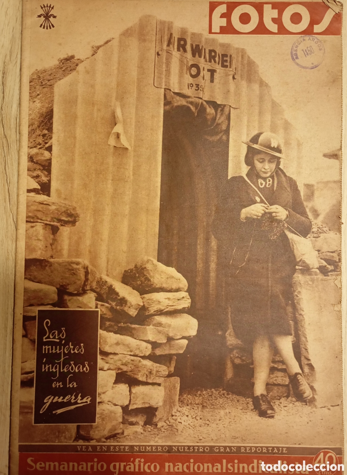 Colecionismo de Revistas e Jornais: Peri&oacute;dico nacional Antiguo Fotos semanario gr&aacute;fico de informaci&oacute;n y noticias