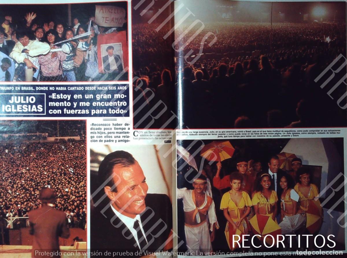Coleccionismo de Revistas y Peri&oacute;dicos: JULIO IGLESIAS EN BRASIL