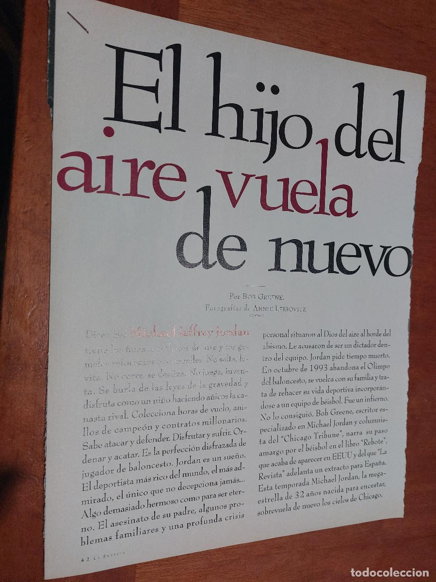 Sammeln von Zeitschriften und Zeitungen: MICHAEL JORDAN. DEPORTISTA. 4 P&Aacute;GINAS. ARTICULO. EXTRAIDO DE REVISTA. COMPLETO