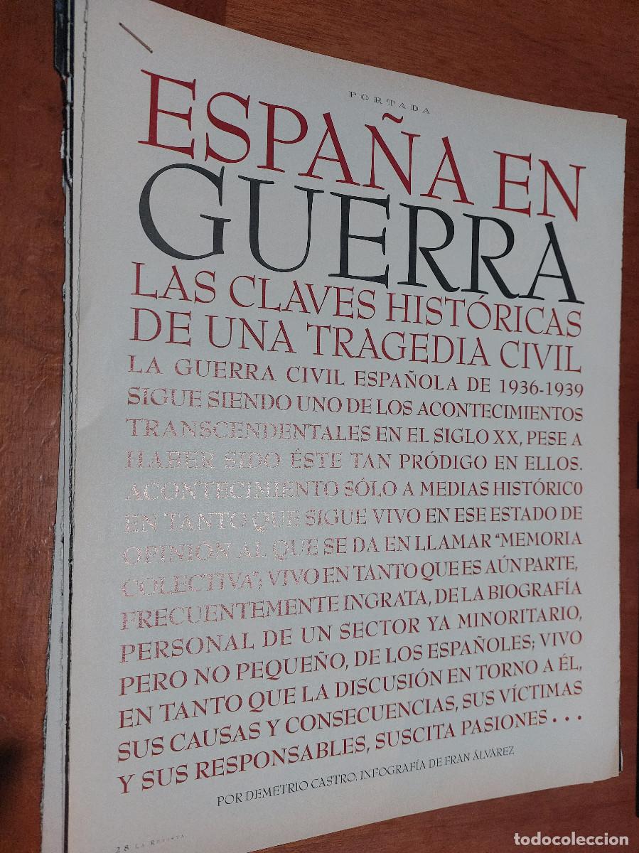 Sammeln von Zeitschriften und Zeitungen: GUERRA CIVIL ESPA&Ntilde;OLA. 4 P&Aacute;GINAS. ARTICULO. EXTRAIDO DE REVISTA. COMPLETO
