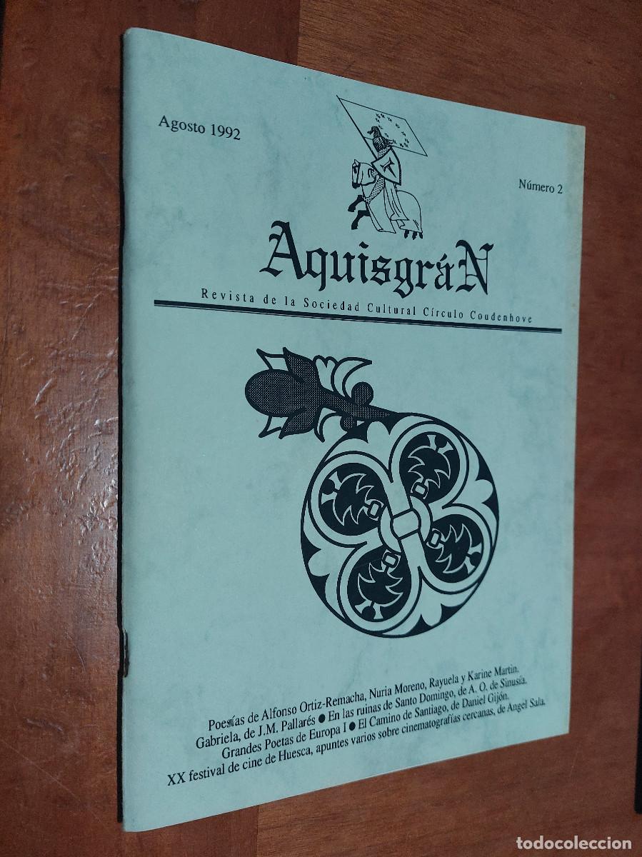 Collectionnisme de Revues et Journaux: 2. AQUISGRAN. 1992. REVISTA. VARIOS AUTORES. GRAPA. BUEN ESTADO. DIFICIL caj. 92