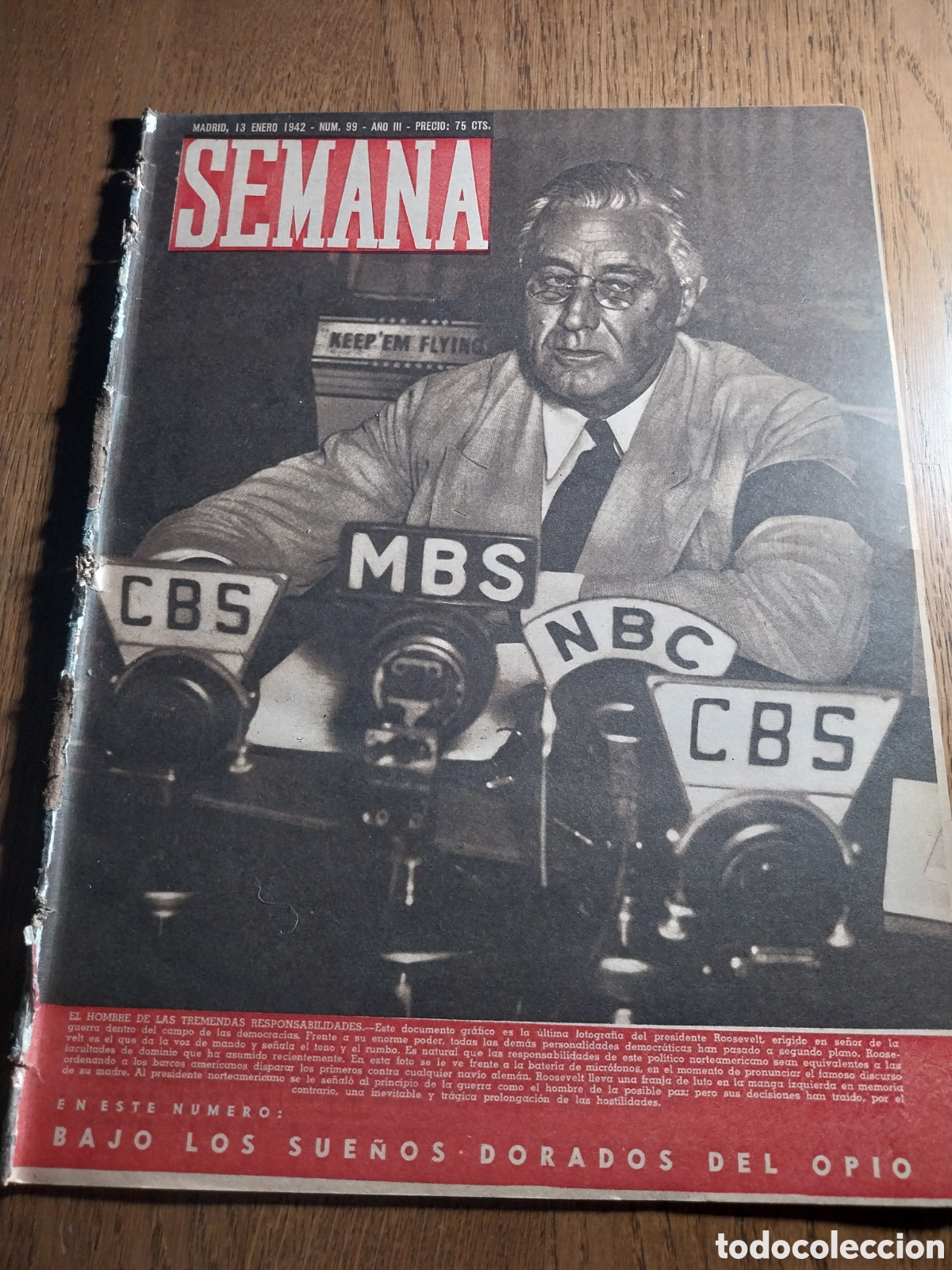 Coleccionismo de Revistas y Peri&oacute;dicos: SEMANA 1942 MANILA LA PERLA DEL PAC&Iacute;FICO.FIGURAS DE CERA. BAJO LOS SUE&Ntilde;OS DEL OPIO