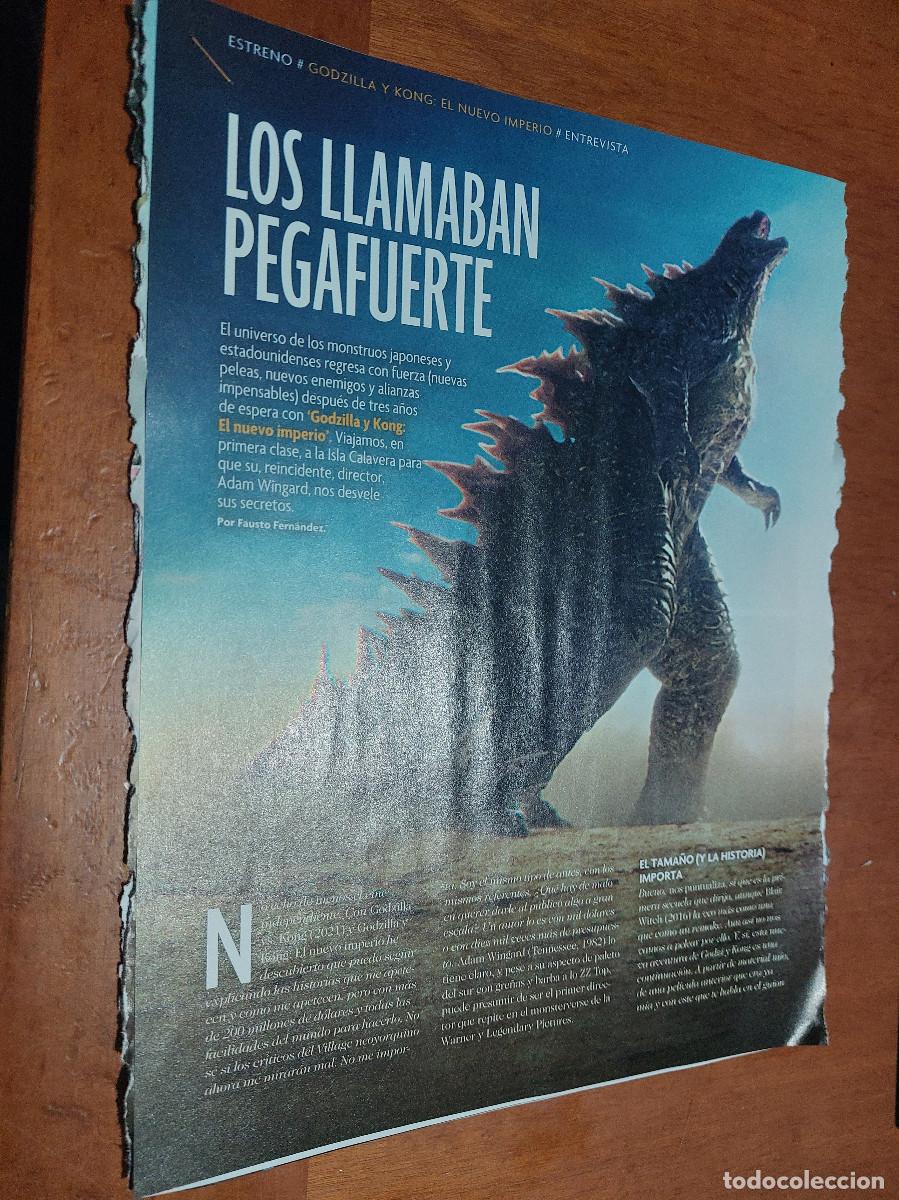 Coleccionismo de revistas y peri&oacute;dicos: GODZILLA Y KONG. KIN KONG. 3 P&Aacute;GINAS. ARTICULO. EXTRAIDO DE REVISTA. COMPLETO