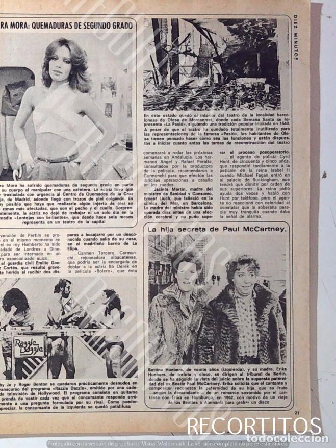 Coleccionismo de Revistas y Peri&oacute;dicos: SARA MORA LA HIJA SECRETA DE PAUL MCCARTNEY
