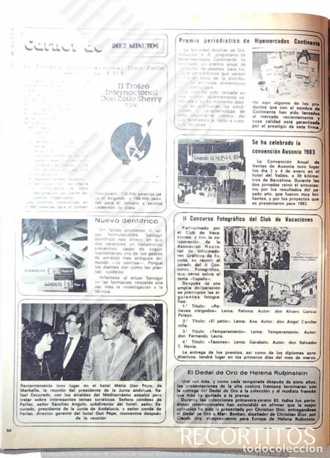 Coleccionismo de revistas y peri&oacute;dicos: HOTEL DON PEPE DE MARBELLA AUSONIA 83