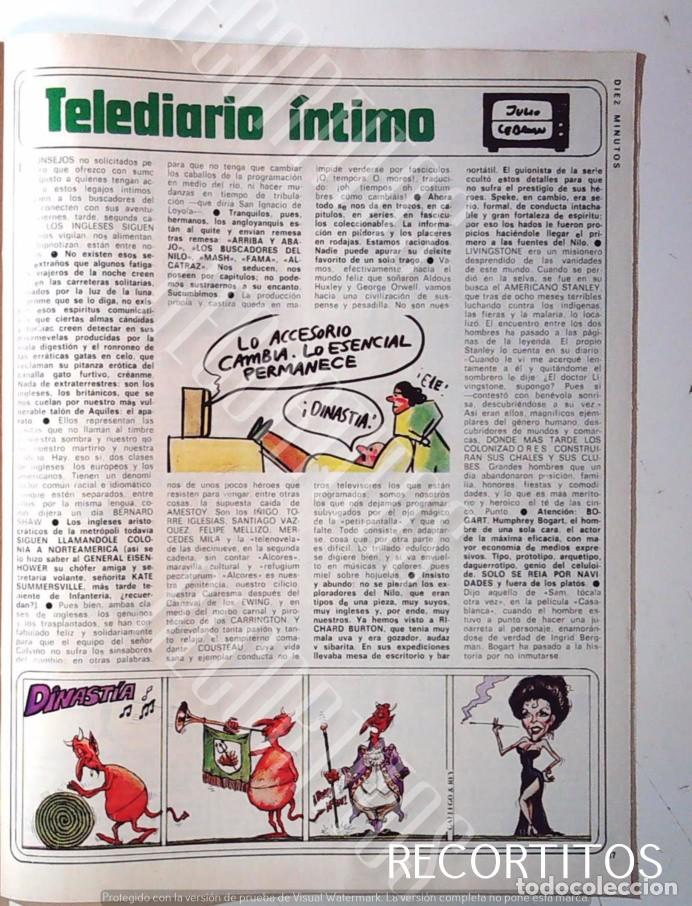 Coleccionismo de revistas y peri&oacute;dicos: JOAN COLLINS DINASTIA HUMOR