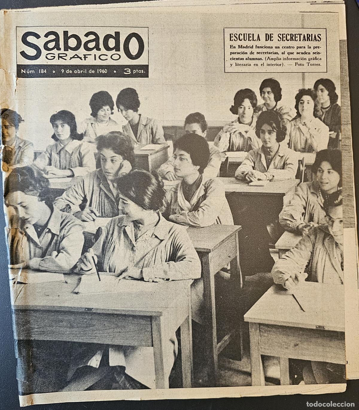 Colecionismo de Revistas e Jornais: REVISTA SABADO GRAFICO 1959 - RONDALLA FEMENINA - ESCUELA DE SECRETARIAS
