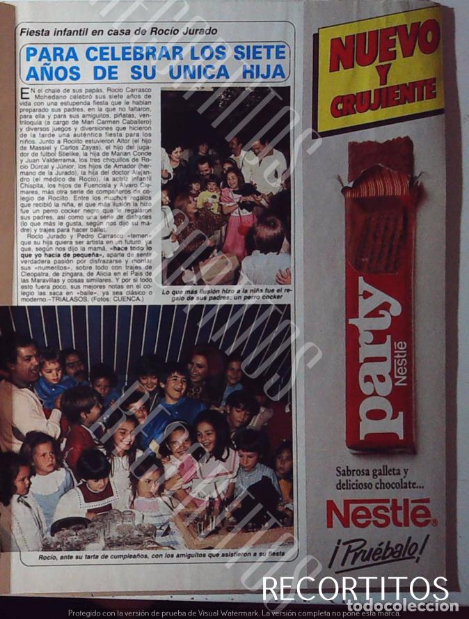 Coleccionismo de Revistas y Peri&oacute;dicos: rj rocio jurado rociito PEDRO CARRASCO