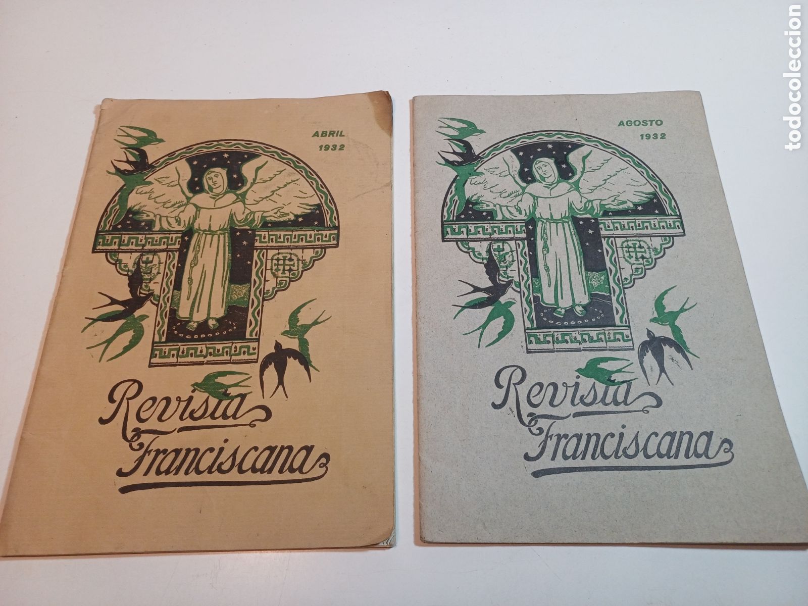 Coleccionismo de Revistas y Peri&oacute;dicos: Revista franciscana abril agosto 1932 Vich