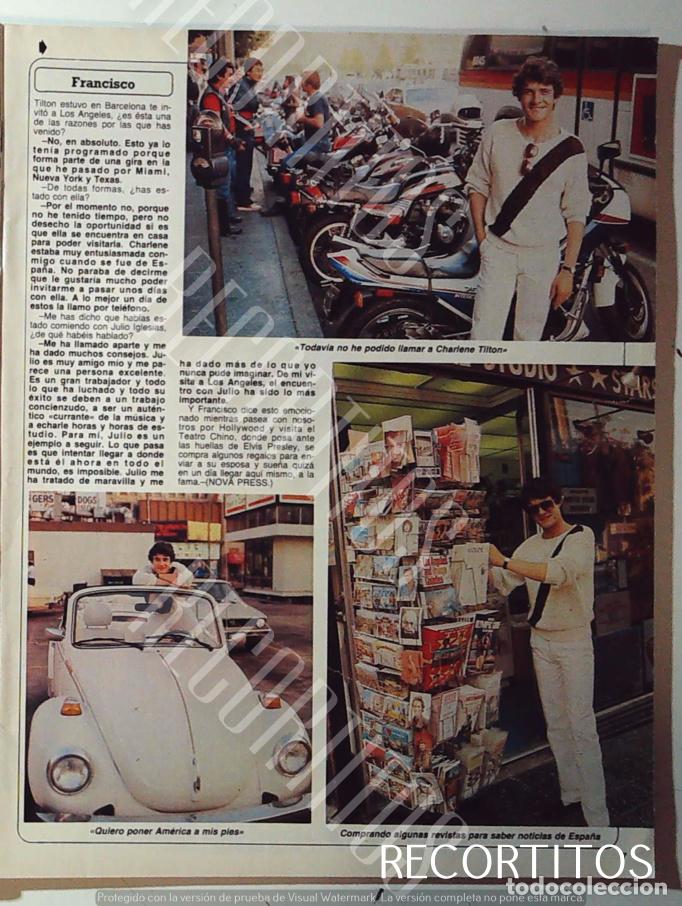 Coleccionismo de Revistas y Peri&oacute;dicos: FRANCISCO EN HOLLYWOOD CON JULIO IGLESIAS