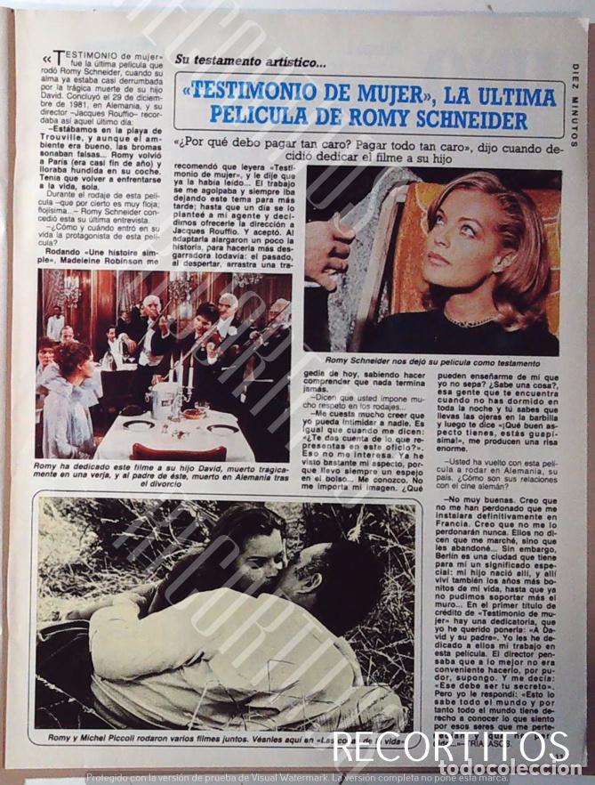 Coleccionismo de Revistas y Peri&oacute;dicos: ROMY SCHNEIDER MICHEL PICCOLI