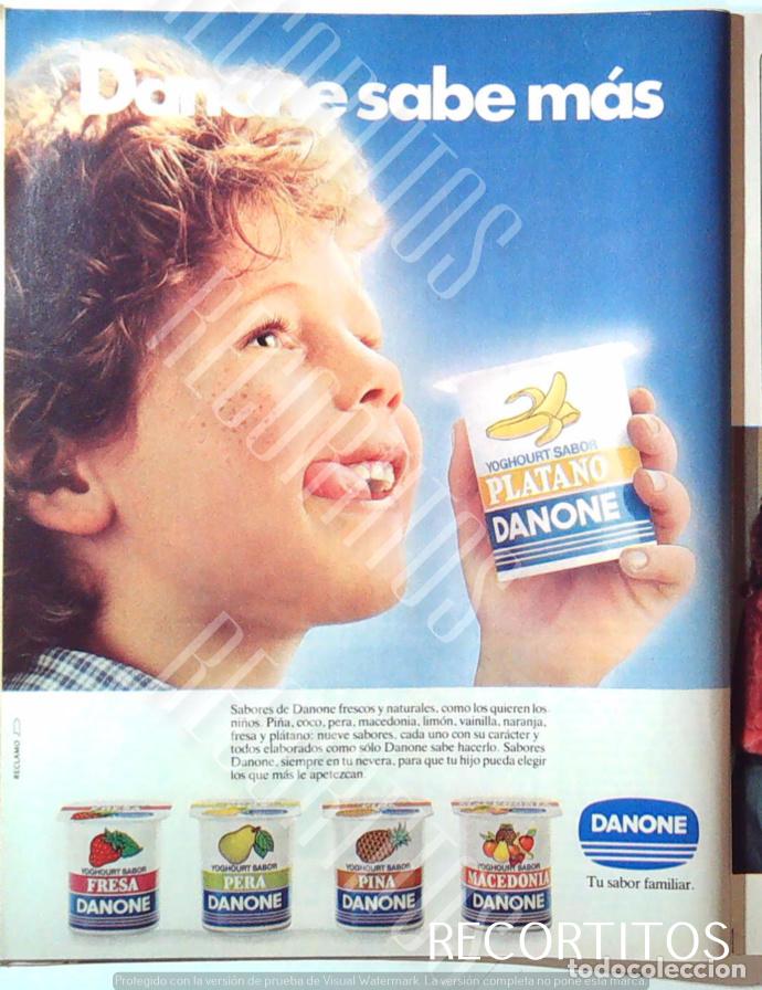 Coleccionismo de Revistas y Peri&oacute;dicos: DANONE ANUNCIO PUBLICIDAD YOGUR