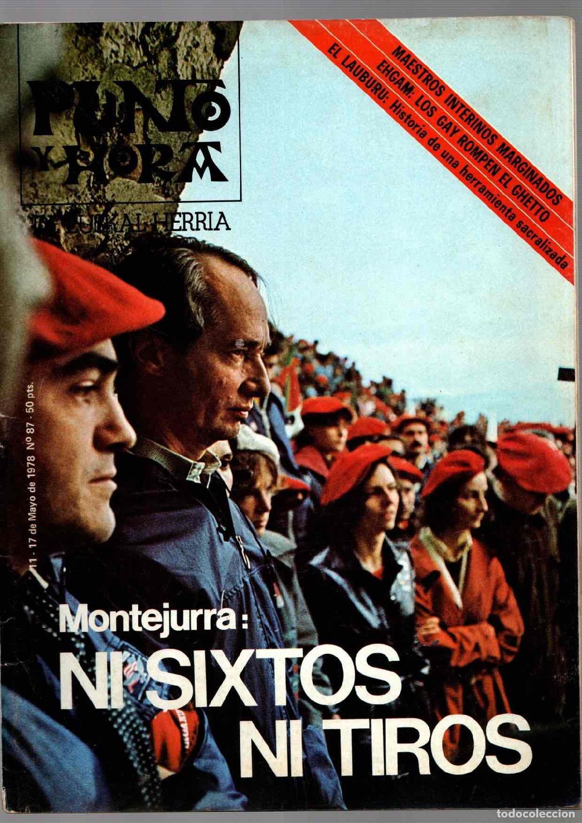 Collezionismo di Riviste e Giornali: REVISTA PUNTO Y HORA. N&ordm; 87, MAYO DE 1978