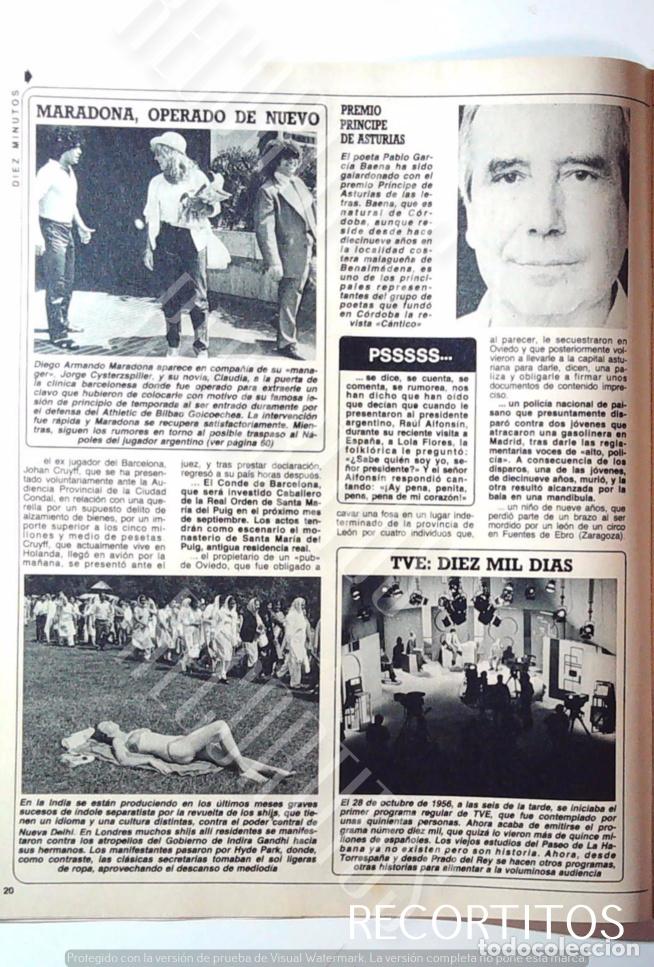 Coleccionismo de Revistas y Peri&oacute;dicos: diego armando maradona