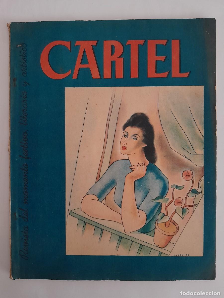 Coleccionismo de Revistas y Peri&oacute;dicos: CARTEL REVISTA FESTIVO LITERARIO ARTISTICO A&Ntilde;O I NUM. 1 TEATRO CINE TOROS FERIA JULIO VALENCIA 1944