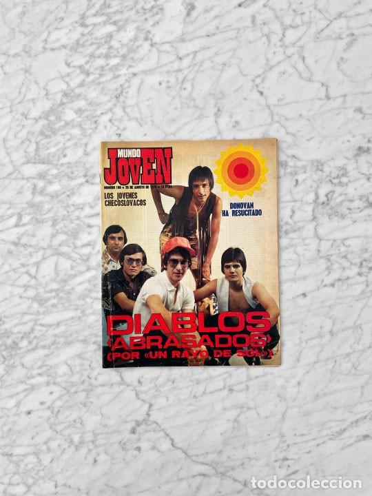 Coleccionismo de Revistas y Peri&oacute;dicos: MUNDO JOVEN - 1970 - DIABLOS, TONY RONALD, BILLIE DAVIS, SOFT MACHINE, GEORGES MOUSTAKI, DONOVAN
