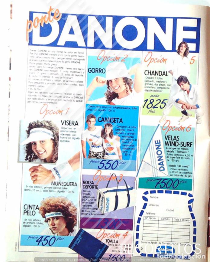 Coleccionismo de Revistas y Peri&oacute;dicos: DANONE ANUNCIO PUBLICIDAD YOGUR DEPORTES