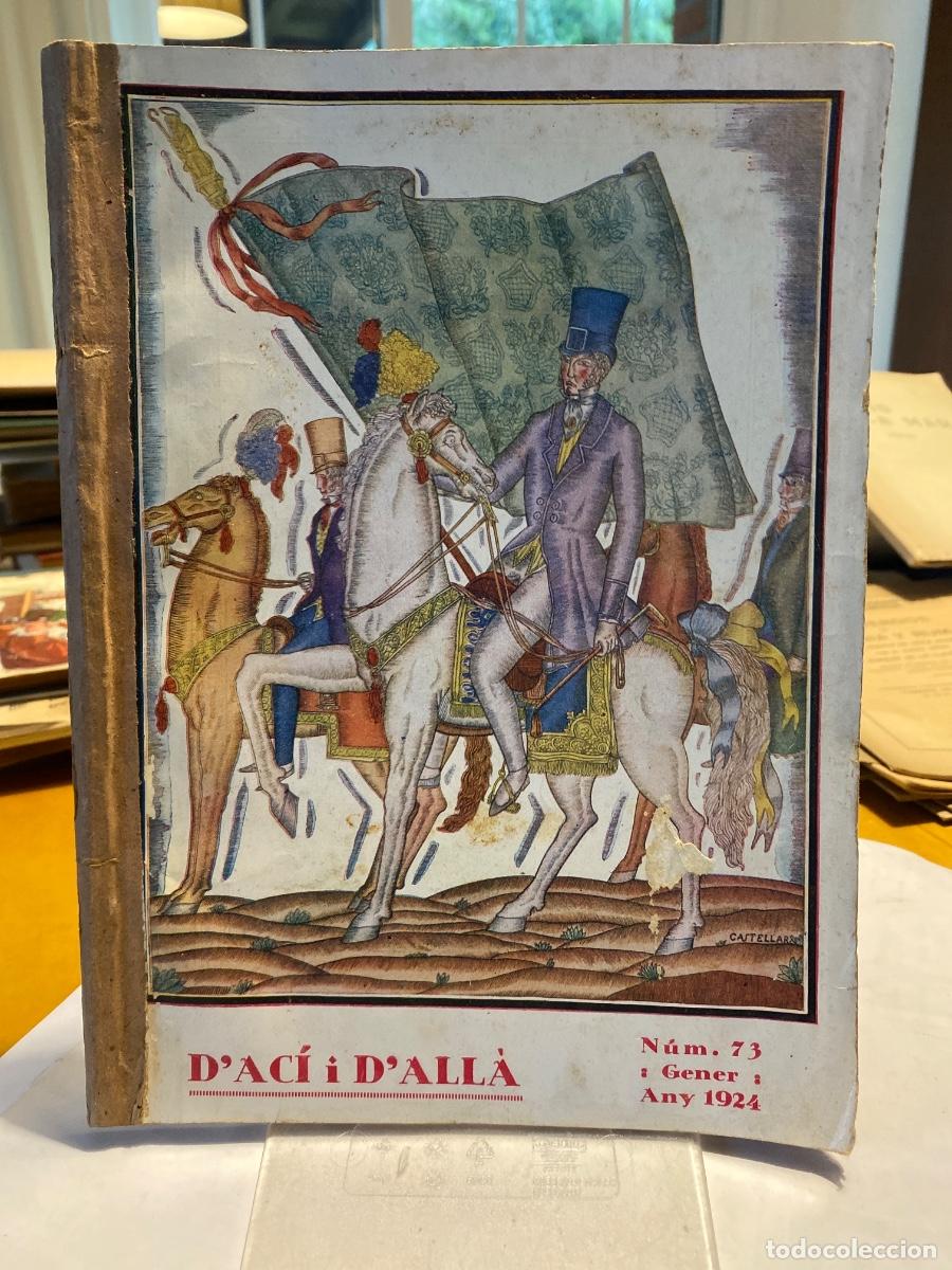 Collezionismo di Riviste e Giornali: D'ACI D'ALLA N&ordm; 73 GENER DE 1924. LES BARRAQUES BARCELONINES A PROP DE LA GRAN VIA