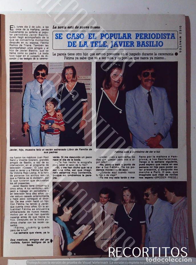 Coleccionismo de Revistas y Peri&oacute;dicos: JAVIER BASILIO ENLACE FATIMA