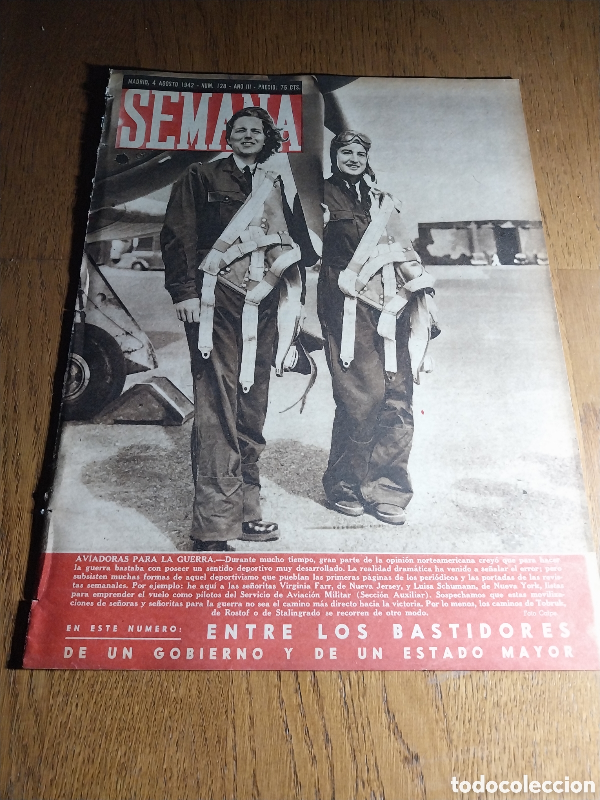 Coleccionismo de Revistas y Peri&oacute;dicos: SEMANA 1942 LA CAMPA&Ntilde;A DE CRIMEA. YO ESTUVE EN SEBASTOPOL.SUEZ.JERONIMA DE LAS CUEVAS Y EL GRECO
