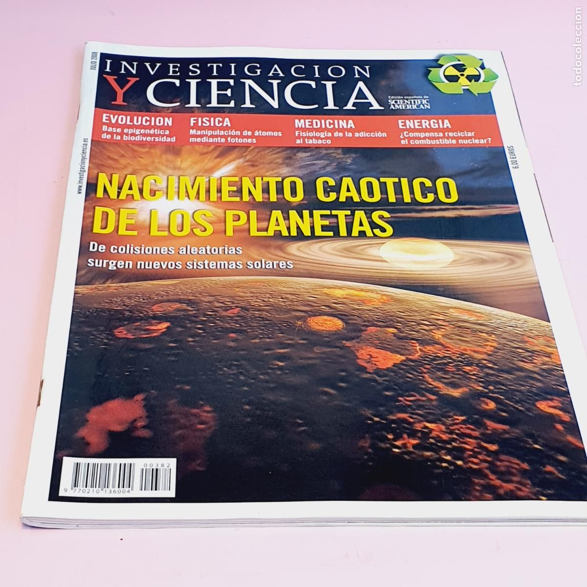 Coleccionismo de Revistas y Peri&oacute;dicos: REVISTA-INVESTIGACI&Oacute;N Y CIENCIA-N&ordm;382-JULIO 2008-COLECCIONISTAS