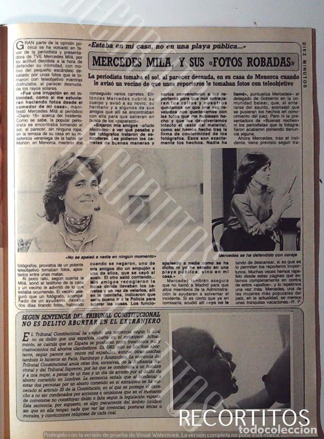 Coleccionismo de revistas y peri&oacute;dicos: MERCEDES MILA FOTOS ROBADAS