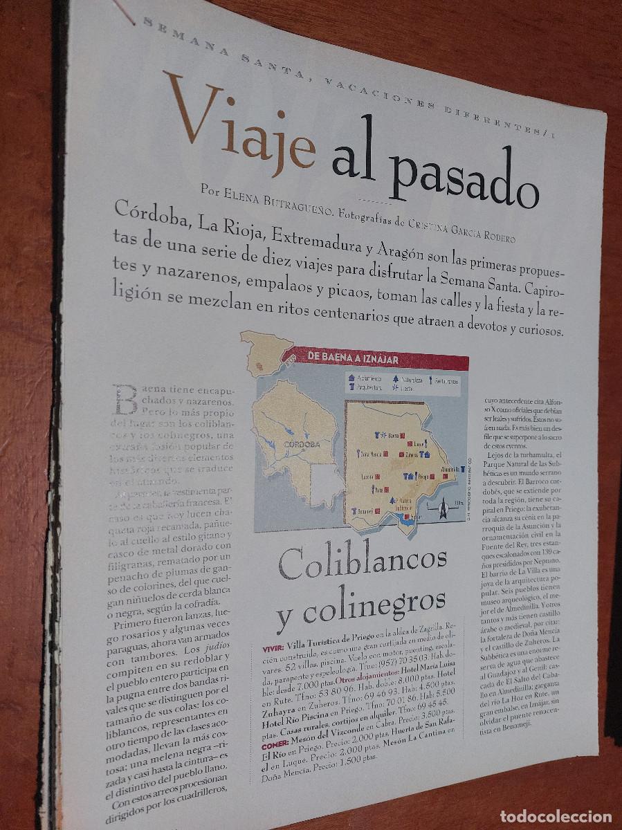 Sammeln von Zeitschriften und Zeitungen: VACACIONES DE SEMANA SANTA. 5 P&Aacute;GINAS ARTICULO EXTRAIDO DE REVISTA. COMPLETO