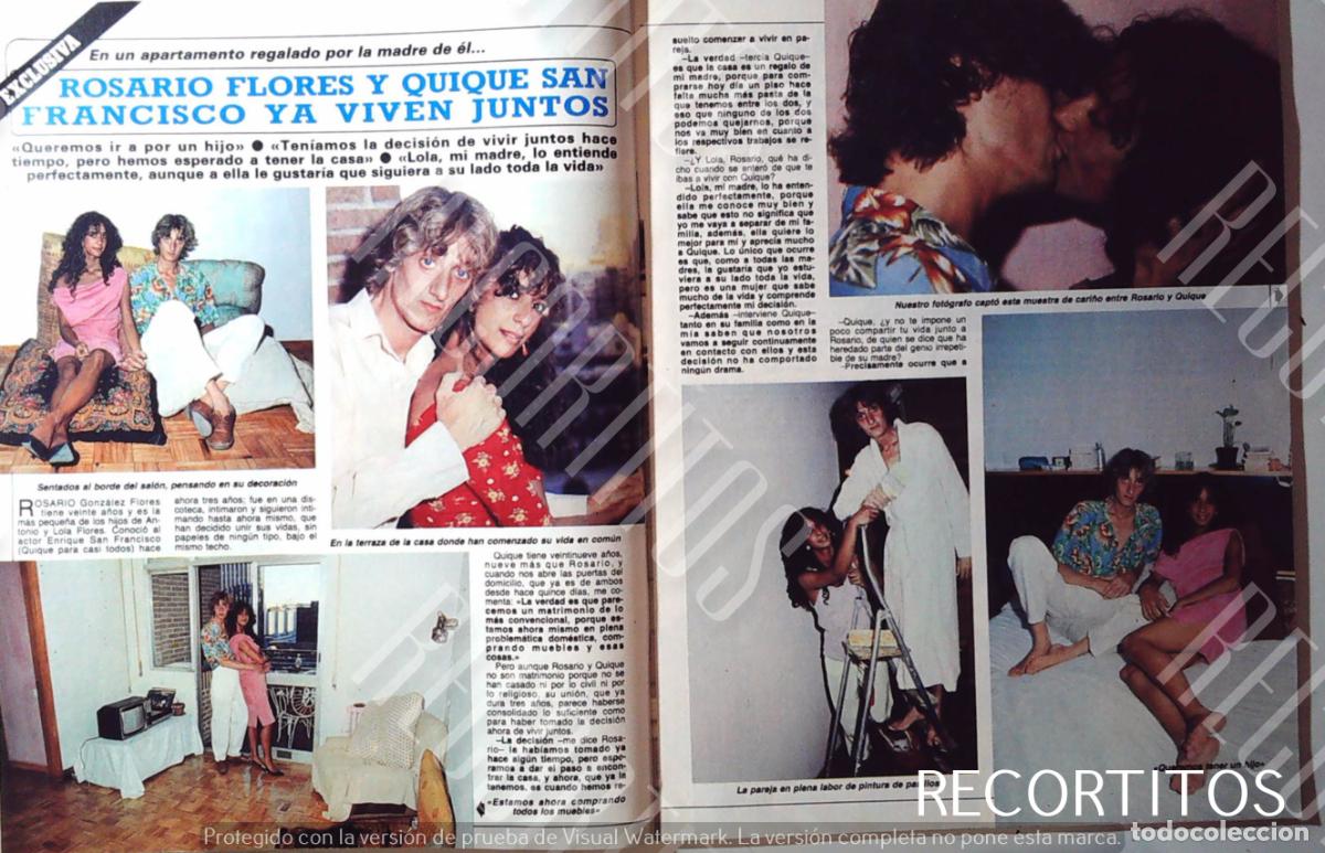 Collection Magazines and Newspapers: rosario flores quique san francisco san franncisco